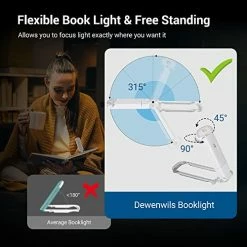 Flash Sale 💯 USB Rechargeable Book Reading Light 🔔 Christmas Gift, Warm White, Brightness Adjustable For Eye-Protection, LED Clip On Book Lights, Portable Bookmark Light For Reading In Bed, Car 🛒 -Lighting & Ceiling Fans Shop 51VIMvJqGTL
