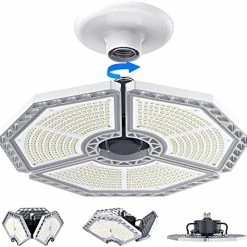 Best Sale ๐ LED Garage Lights, 140W 18500 Lumens Garage Lighting, 6000K Daylight With Deformable Three Panels Garage Ceiling Light Fixture E26/E27 Triple Glow LED Shop Light For Garage Basement Workshop Warehouse Black ๐ 13 Best Sale ๐ LED Garage Lights, 140W 18500 Lumens Garage Lighting, 6000K Daylight With Deformable Three Panels Garage Ceiling Light Fixture E26/E27 Triple Glow LED Shop Light For Garage Basement Workshop Warehouse Black ๐ -Lighting & Ceiling Fans Shop 51VRkXRByoS. AC