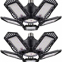 Hot Sale 😀 Metal LED Garage Lights 2 Pack 150W Garage Light 15000LM LED Garage Lights With 5+1 Multi-Position Panels Deformable E26/E27 Garage Lighting LED Shop Light 6500K Daylight For Garage Basement ✨ -Lighting & Ceiling Fans Shop 51Vv5fahT3S. AC