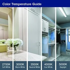 Top 10 🛒 FMLWL 48 840 LED Flush Mount Wraparound Light, 4-Foot, 4000k | Bright White 🔥 -Lighting & Ceiling Fans Shop 51W10FJ1IwL