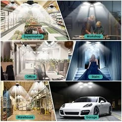 Brand new 🧨 Deformable LED Garage Lights Garage Light Bulbs 100W 10000LM Garage Lighting Super Bright Work Lights With E26 Base, Screw In Shop Light For Garage Storage Cabinet Basement Workbench ✨ -Lighting & Ceiling Fans Shop 51W8b4BunsL