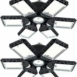 Buy 🎁 2-Pack LED Garage Lights, 160W Garage Light, 16000LM 6500K Garage Lights Ceiling Led Bulb With 6+1 Multi-Position Panels, Garage Led Light Fixtures,LED Shop Light For Garage,Basement, Workshop,Attic 🔔 -Lighting & Ceiling Fans Shop 51WPa6anGyL. AC
