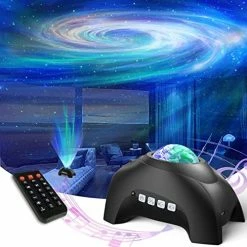 Cheap 👏 Northern Lights Aurora Projector, AIRIVO Star Projector Music Speaker, White Noise Night Light Galaxy Projector For Kids Adults , For Home Decor Bedroom/ Ceiling/Party (Black) ✔️ -Lighting & Ceiling Fans Shop 51WyxboYCoL. AC