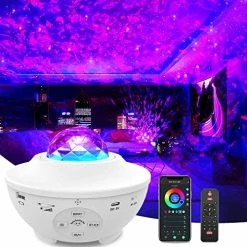 Best reviews of 😉 Galaxy Projector Star Projector For Bedroom, Starry Night Light Projector For Kids, Large Coverage Star Projector For Ceiling, Built In Bluetooth/Music Speaker/Timer, Ideal Gift For 🎄 Christmas Decor Pure White 😉 -Lighting & Ceiling Fans Shop 51XEHYBlD2L. AC