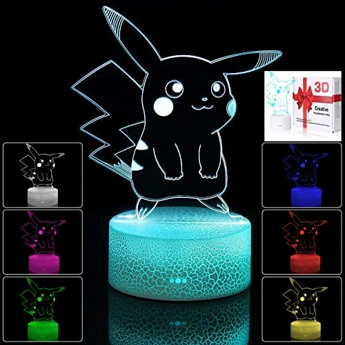 Cheap π Yiwoo 3D Illusion LED Night Light,7 Colors Gradual Changing Touch Switch USB Table Lamp For Holiday Gifts Or Home Decorations Black Base β¨ 8 Cheap π Yiwoo 3D Illusion LED Night Light,7 Colors Gradual Changing Touch Switch USB Table Lamp For Holiday Gifts Or Home Decorations Black Base β¨ - Image 6