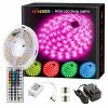 Discount ✔️ LED Strip Lights 16.4ft, RGB Color Changing LED Lights For Home, Kitchen, Bedroom, Dorm Room, Bar, LED Lights For 🎄 Christmas Decorations With IR Remote Control, 5050 LEDs, DIY Mode 👍 -Lighting & Ceiling Fans Shop 51XfFB9D1MS