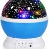 Discount 😀 Night Light For Kids, Fortally Kids Night Light, Star Night Light, Nebula Star Projector 360 Degree Rotation - 4 LED Bulbs 12 Light Color Changing With USB Cable, Romantic Gifts For Men 👩 Women Children Pink 🧨