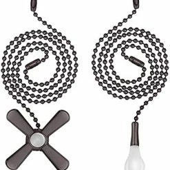 Best deal π Ceiling Fan Pull Chain, 2 Pieces 3mm Diameter Beaded Ball Fan Pull Chain, 12 Inches Fan Pulls Set With Connector (ORB) π 26 Best deal π Ceiling Fan Pull Chain, 2 Pieces 3mm Diameter Beaded Ball Fan Pull Chain, 12 Inches Fan Pulls Set With Connector (ORB) π -Lighting & Ceiling Fans Shop 51Y ZOOToeS. AC