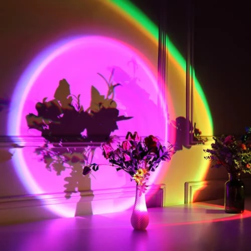 New π― Nellsi Sunset Lamp Projection, 16 Colors Changing Projector LED Lights Floor Lamp Room Decor Night Light 360 Degree Rotation For β Christmas Decorations Photography/Party/Home Decor Sunset Lamps Multicolor π€© 2 New π― Nellsi Sunset Lamp Projection, 16 Colors Changing Projector LED Lights Floor Lamp Room Decor Night Light 360 Degree Rotation For β Christmas Decorations Photography/Party/Home Decor Sunset Lamps Multicolor π€©