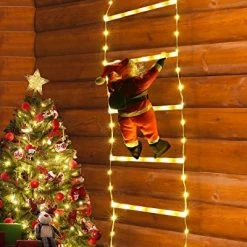Top 10 ๐ LED ๐ Christmas Lights - 10ft ๐ Christmas Decorative Ladder Lights With Santa Claus, ๐ Christmas Decorations Lights For Indoor Outdoor, Window, Garden, Home, Wall, Xmas Tree Decor (Warm White) ๐ 25 Top 10 ๐ LED ๐ Christmas Lights - 10ft ๐ Christmas Decorative Ladder Lights With Santa Claus, ๐ Christmas Decorations Lights For Indoor Outdoor, Window, Garden, Home, Wall, Xmas Tree Decor (Warm White) ๐ -Lighting & Ceiling Fans Shop 51ZBpZ1DQL. AC