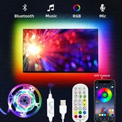 Top 10 🎁 LED Lights For TV, 9.8FT Led Backlight TV Lights ICRGB Led TV Lights For 32-60inch TV, USB Led Strip Lights For TV Led Lights Sync With Music Bluetooth APP Control Led Strip Lights For Bedroom Solid Colours 💯