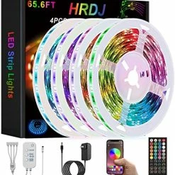 Coupon ⌛ Led Strip Lights 65.6ft, Music Sync Color Changing Led Lights For Bedroom 5050 SMD RGB Led Light Strips With Remote App Control Led Lights For Room Party ⭐ -Lighting & Ceiling Fans Shop 51auMlTfm3L. AC