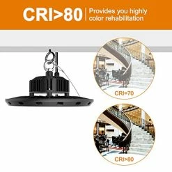 Promo 🛒 UFO LED High Bay Light 150W 21,000lm 5000K Daylight 600W HID/HPS Equivalent With US Plug 5’ Cable LED Warehouse Lights Commercial Shop Workshop Garage Factory Lowbay Area Lighting Fixture 👍 -Lighting & Ceiling Fans Shop 51auh679edL