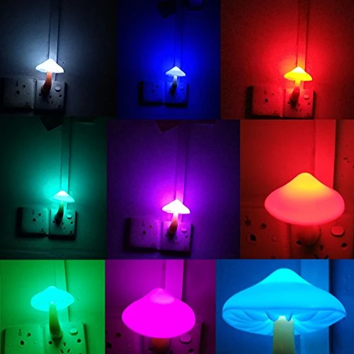 Cheap π Sensor LED Night Light Plug In Lamp Mushroom Night Light 7-Color Changing Magic Mini Pretty Mushroom-Shaped Night Lights For Adults Kids NightLight β 5 Cheap π Sensor LED Night Light Plug In Lamp Mushroom Night Light 7-Color Changing Magic Mini Pretty Mushroom-Shaped Night Lights For Adults Kids NightLight β - Image 3
