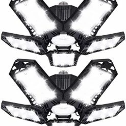 Buy 🌟 Qimedo 2 Pack Led Garage Lights Deformable Garage Light 100W Equiv Garage Light Ceiling LED Screw In LED Garage Light 6500K Garage Light Ceiling LED Light For Garage Basement Warehouse Attic Light ⭐ -Lighting & Ceiling Fans Shop 51bMqA2wML. AC