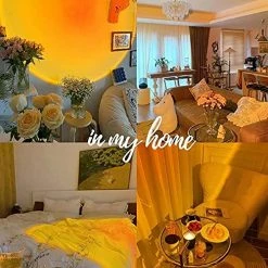 Flash Sale 🎉 Sunset Lamp, 16 Colors Sunset Projection Lamp With Remote, Multiple Colors Night Light For Living Room Bedroom Holiday Decoration, USB Port--Color Changing & Fade Mod 🥰