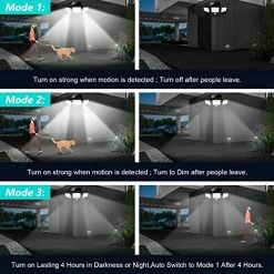 Flash Sale 👍 Solar Outdoor Lights ,Tuffenough 2500LM 210 LED Security Lights With Remote Control,3 Heads Motion Sensor Lights, IP65 Waterproof,270° Wide Angle Flood Wall Lights With 3 Modes(2 Packs) 😉 -Lighting & Ceiling Fans Shop 51cXQMtQWSL