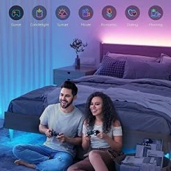 Cheapest 🛒 Smart LED Strip Lights, 16.4ft WiFi LED Light Strip Work With Alexa And Google Assistant, 16 Million Colors With App Control And Music Sync LED Lights For Bedroom, Kitchen, TV, Party, 🎄 Christmas 😉 -Lighting & Ceiling Fans Shop 51cbXC641iL