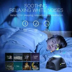 Coupon 😍 Northern Galaxy Light Aurora Projector With 33 Light Effects, Night Lights LED Star Projector For Bedroom Nebula Lamp, Remote Control, White Noises, Bluetooth Speaker For Parties 😍 -Lighting & Ceiling Fans Shop 51ciBktmJTL