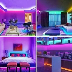 Brand new ๐คฉ LED Strip Lights, 100ft (2 Rolls Of 50ft) Rope Light Strips With 44-Key Remote, RGB 5050 Color Changing Music Sync Led Strip, Phone App Control Led Lights For Bedroom, Living Room Home Decoration ๐งจ 14 Brand new ๐คฉ LED Strip Lights, 100ft (2 Rolls Of 50ft) Rope Light Strips With 44-Key Remote, RGB 5050 Color Changing Music Sync Led Strip, Phone App Control Led Lights For Bedroom, Living Room Home Decoration ๐งจ -Lighting & Ceiling Fans Shop 51cu2KVYEzS