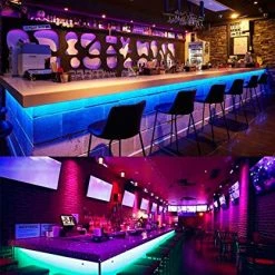 Discount ✔️ LED Strip Lights 16.4ft, RGB Color Changing LED Lights For Home, Kitchen, Bedroom, Dorm Room, Bar, LED Lights For 🎄 Christmas Decorations With IR Remote Control, 5050 LEDs, DIY Mode 👍 -Lighting & Ceiling Fans Shop 51e90aViSlL
