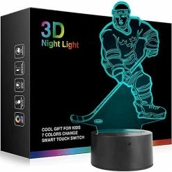 Cheapest ๐ Hockey Player 3D Lamp Night Lights For Kids 7 LED Color Changing Touch Table Desk Lamps Lighting Cool Toys Gifts ๐ Birthday Xmas Decoration For Sports Hockey Fan ๐ 20 Cheapest ๐ Hockey Player 3D Lamp Night Lights For Kids 7 LED Color Changing Touch Table Desk Lamps Lighting Cool Toys Gifts ๐ Birthday Xmas Decoration For Sports Hockey Fan ๐ -Lighting & Ceiling Fans Shop 51eaCuAgJIL. AC