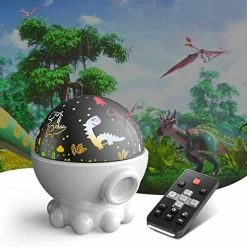 Coupon 😉 Ocean Night Light Projector For Kids, Octopus Decor Toys For 3-8 Year Old Boys, 3 In 1 Star&Moon Projection For 2-10 Year Old 👧 Girls, 9 Lullaby Songs, Toddler Toys, Adjustable 360-Degree Rotation White 😉 -Lighting & Ceiling Fans Shop 51el 55gL. AC