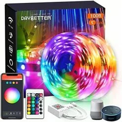 Best Sale 🌟 Smart WiFi Led Lights 100ft, Tuya App Controlled Led Strip Lights, Work With Alexa And Google Assistant, Timer Schedule Led Lights Strip, Color Changing Led Lights For Bedroom Party Kitchen Multicolor ⌛ 21 Best Sale 🌟 Smart WiFi Led Lights 100ft, Tuya App Controlled Led Strip Lights, Work With Alexa And Google Assistant, Timer Schedule Led Lights Strip, Color Changing Led Lights For Bedroom Party Kitchen Multicolor ⌛ -Lighting & Ceiling Fans Shop 51f1ZrfwzKL. AC