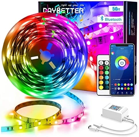 Flash Sale 🎁 Led Strip Lights 100ft (2 Rolls Of 50ft) Smart Light Strips With App Control Remote, 5050 RGB Led Lights For Bedroom, Music Sync Color Changing Lights For Room Party 🌟 9 Flash Sale 🎁 Led Strip Lights 100ft (2 Rolls Of 50ft) Smart Light Strips With App Control Remote, 5050 RGB Led Lights For Bedroom, Music Sync Color Changing Lights For Room Party 🌟 - Image 7