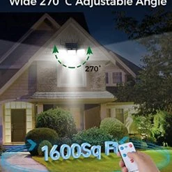 Brand new 🤩 Solar Outdoor Lights, 288LED IP65 Waterproof Motion Sensor Outdoor Lights With Remote Control, 4 Heads Solar Flood Lights For Garden Patio Yard - 2Pac 🔔 -Lighting & Ceiling Fans Shop 51fwDRlsdzL