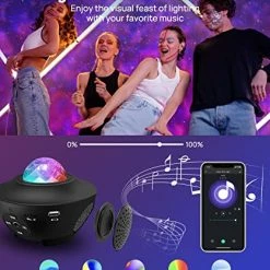Outlet 🧨 Suyeeson Galaxy Projector Star Projector, 🎄 Christmas Room Decor Light For Kids And Adults, Smart Night Light For Bedroom With Bluetooth Speaker, APP Control, Remote Control 🥰 -Lighting & Ceiling Fans Shop 51gMzZs7LpL
