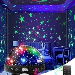 Best Sale ✨ Night Lights For Kids Room With Sound Machine Baby Night Light Star Projector White Noise Machine For Baby Sleeping Soother Nursery Boys 👧 Girls Bedside Lamp 29 Soothing Sounds Remote Control Timer 🌟 -Lighting & Ceiling Fans Shop 51gXzRgcCEL. AC