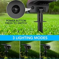 Budget 😀 Solar Lights Outdoor Waterproof, 56 LED Solar Garden Pathway Lights, 3 Lighting Modes Solar Powered Landscape Lights For Outdoor 🎁 Christmas Decorations Cool White 😀 -Lighting & Ceiling Fans Shop 51geSvreQqL