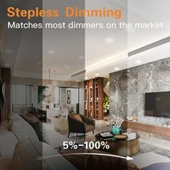 Outlet ⭐ 6 Pack 6 Inch 5CCT Ultra-Thin LED Recessed Ceiling Light With Junction Box, 2700K/3000K/3500K/4000K/5000K Selectable, 12W Eqv 110W, Dimmable Can-Killer Downlight, 1050LM High Brightness - ETL 3000k - Warm White 🔥 18 Outlet ⭐ 6 Pack 6 Inch 5CCT Ultra-Thin LED Recessed Ceiling Light With Junction Box, 2700K/3000K/3500K/4000K/5000K Selectable, 12W Eqv 110W, Dimmable Can-Killer Downlight, 1050LM High Brightness - ETL 3000k - Warm White 🔥 -Lighting & Ceiling Fans Shop 51glSuojjcL