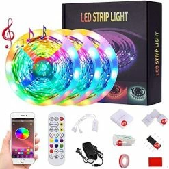New ❤️ 100ft Led Lights For Bedroom, APP Control Music Sync Color Changing,Ultra Long RGB 5050 Led Strip Lights With 44Keys IR Remote For 🎄 Christmas Room Home Decoration 💯 -Lighting & Ceiling Fans Shop 51guEac6CFL. AC
