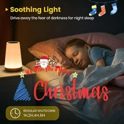 Best reviews of 🛒 Touch Lamp, Portable Table Sensor Control Bedside Lamps With Quick USB Charging Port, 5 Level Dimmable Warm White Light & 13 Color Changing RGB For Bedroom/Office/Hallways 1-wood 🔔 -Lighting & Ceiling Fans Shop 51hGPggZnfL