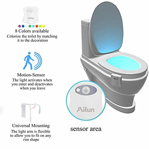Cheapest β¨ Toilet Night Light 3Pack Motion Activated LED Light 8 Colors Changing Toilet Bowl Illuminate Nightlight For Bathroom Battery Not Included Perfect Decorating Combination With Faucet Light π€© 6 Cheapest β¨ Toilet Night Light 3Pack Motion Activated LED Light 8 Colors Changing Toilet Bowl Illuminate Nightlight For Bathroom Battery Not Included Perfect Decorating Combination With Faucet Light π€© - Image 4