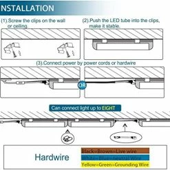 Brand new π (6 Pack) Barrina LED T5 Integrated Single Fixture, 4FT, 2200lm, 6500K (Super Bright White), 20W, Utility LED Shop Light, Ceiling And Under Cabinet Light, Corded Electric With ON/OFF Switch, ETL Listed Warm White βοΈ 16 Brand new π (6 Pack) Barrina LED T5 Integrated Single Fixture, 4FT, 2200lm, 6500K (Super Bright White), 20W, Utility LED Shop Light, Ceiling And Under Cabinet Light, Corded Electric With ON/OFF Switch, ETL Listed Warm White βοΈ -Lighting & Ceiling Fans Shop 51htiAX01GL