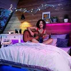Cheapest 🛒 Smart LED Strip Lights, 16.4ft WiFi LED Light Strip Work With Alexa And Google Assistant, 16 Million Colors With App Control And Music Sync LED Lights For Bedroom, Kitchen, TV, Party, 🎄 Christmas 😉 -Lighting & Ceiling Fans Shop 51igO6CYUqL