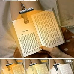 Cheap 🤩 Horizontal ET-Head Book Light For Reading In Bed, Eye Caring, CRI 95, 3 Colors & 5 Brightness, Rechargeable Long Lasting Reading Light, 1.4Oz Lightweight & Portable, Perfect For Book Lovers B 🧨 -Lighting & Ceiling Fans Shop 51jPxXeDcoL