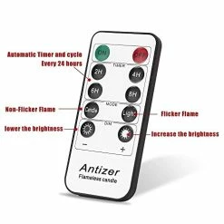 Cheapest 🔥 Antizer Flameless Candles Led Candles Pack Of 9 (H 4" 5" 6" 7" 8" 9" X D 2.2") Ivory Real Wax Battery Candles With Remote Tim ✔️ -Lighting & Ceiling Fans Shop 51kM2j2rdKL