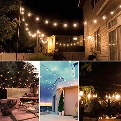 Best Sale 🔔 S14 LED Outdoor String Lights, Shatterproof IP65 27Ft (Maximum 918Ft) Outdoor Lights For Patio Lights Outdoor Waterproof, Outside Lights For Outdoor Lighting, Edison Vintage Backyard Lights 🧨 -Lighting & Ceiling Fans Shop 51l3NH81x5L