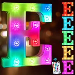 Best reviews of 🥰 Colorful Light Up Letters Led Marquee Letter Lights With Remote 18 Colors Letters With Lights For Wedding 🥳 Birthday Party Lamp ❄ Christmas Home Bar Decoration - Diamond Design Battery Powered - E 😍 -Lighting & Ceiling Fans Shop 51l7QGy5A6L