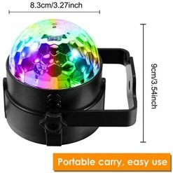 Best Pirce 💯 Sound Activated Party Lights With Remote Control Dj Lighting, Disco Ball Strobe Lamp 7 Modes Stage Light For Home Room Dance Parties 🎂 Birthday Karaoke 🎃 Halloween 🎅 Christmas Wedding Show Club Decorations Black 👍 -Lighting & Ceiling Fans Shop 51mIRhyDCtL