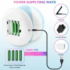 Cheapest 🔥 Night Light For Kids, Rauxe Kids Night Light, Space & Animal World Star Projector 360° Rotation - 4 LED Bulbs 17 Light Color Changing With USB Cable, 6H Auto-off, Wonderful Gift For Men 👩 Women Children Blue 👍 -Lighting & Ceiling Fans Shop 51mRpFUNN8L