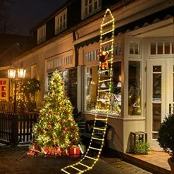 Top 10 ๐ LED ๐ Christmas Lights - 10ft ๐ Christmas Decorative Ladder Lights With Santa Claus, ๐ Christmas Decorations Lights For Indoor Outdoor, Window, Garden, Home, Wall, Xmas Tree Decor (Warm White) ๐ 19 Top 10 ๐ LED ๐ Christmas Lights - 10ft ๐ Christmas Decorative Ladder Lights With Santa Claus, ๐ Christmas Decorations Lights For Indoor Outdoor, Window, Garden, Home, Wall, Xmas Tree Decor (Warm White) ๐ -Lighting & Ceiling Fans Shop 51mSNm4ZG7L