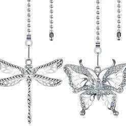 Cheap 👏 Bronze Ceiling Fan Pull Chain Set,Decorative Fan Pull Chain Pendant Extension,12 Inches Lighting & Fan Beaded Ball Fan Pull Chain Extender With Connector,Dragonfly And Butterfly,2Pack (Bronze) ✨ -Lighting & Ceiling Fans Shop 51mX8jGp SL. AC