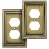 Budget 🔥 Sunken Pearls Decorative Wall Plate Switch Plate Outlet Cover (Single Duplex, 2PK, Antique Brass) 👍 1 Budget 🔥 Sunken Pearls Decorative Wall Plate Switch Plate Outlet Cover (Single Duplex, 2PK, Antique Brass) 👍 -Lighting & Ceiling Fans Shop 51mXYEzWSJS