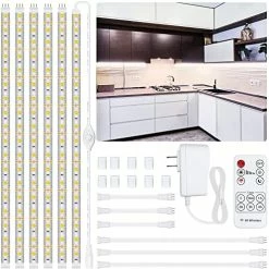 Best deal โ 8 PCS Under Cabinet Lighting Kit, Bright Under Cabinet Lights, Flexible Led Strip Lights With RF Remote And Power Adapter, For Kitchen Cabinets Shelf Desk Counter, 2700K Warm White, 13ft 4000k - Neutral White ๐ 22 Best deal โ 8 PCS Under Cabinet Lighting Kit, Bright Under Cabinet Lights, Flexible Led Strip Lights With RF Remote And Power Adapter, For Kitchen Cabinets Shelf Desk Counter, 2700K Warm White, 13ft 4000k - Neutral White ๐ -Lighting & Ceiling Fans Shop 51n7QgrnbCL. AC