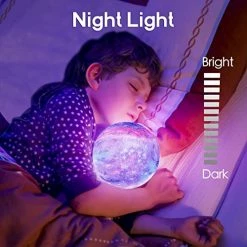 Best reviews of 👍 Galaxy Lamp, 3D Printing Moon Lamp 7.1inch Moon Light 16 Colors Moon Night Light With Remote/Touch Control And USB Rechargeable, Cool Gifts For Kids 👧 Girls Boys 👩 Women Lover (Black Hand Stand) ❤️ -Lighting & Ceiling Fans Shop 51nA73nvWwL